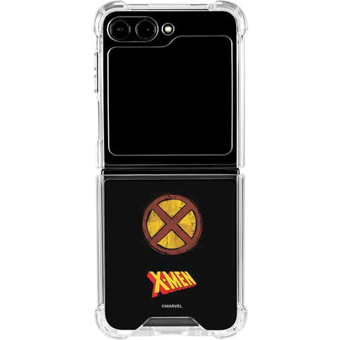 Marvel X-Men Logo Galaxy Z Flip6 Clear Case